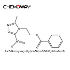 METRONIDAZOLE BENZOATE（13182-89-3）1-(2-Benzoyloxyethyl)-5-Nitro-2-Methyl-Imidazole