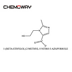 metronidazole（443-48-1）1-(BETA-ETHYLOL)-2-METHYL-5-NITRO-3-AZAPYRROLE