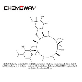 azithromycin（83905-01-5）(2r,3s,4r,5r,8r,10r,11r,12s,13s,14r)-11-[4-(dimethylamino)-3-hydroxy-6-methy