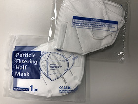 FFP2 face mask with CE mark    ( Non-medical grade )