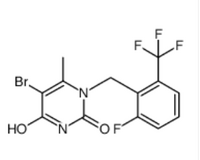 1-[[2-fluoro-6-(trifluoromethyl)phenyl]methyl]-5-bromo-6-methyl-2,4(1H,3H)-pyrimidinedione