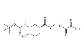 tert-Butyl [(1R,2S,5S)-2-amino-5-[(dimethylamino)carbonyl]cyclohexyl]carbamate oxalate