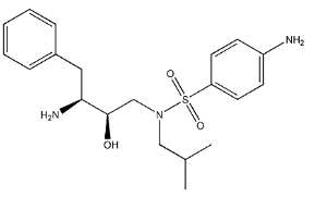 4-Amino-N-[(2R,3S)-3-amino-2-hydroxy-4-phenylbutyl]-N-(2-methylpropyl)benzenesulfonamide