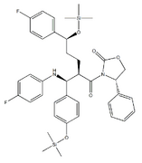3-[(2R,5S)-5-(4-fluorophenyl)-2-{(S)-[4-fluorophenyl]Amino}[4-(trimethylsily)-oxy]pentyl]methyl-1-2o