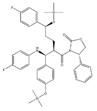 3-[(2R,5S)-5-(4-fluorophenyl)-2-{(S)-[4-fluorophenyl]Amino}[4-(trimethylsily)-oxy]pentyl]methyl-1-2o