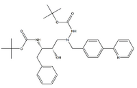 1-[4-(Pyridin-2-yl)phenyl]-5-(s)-2,5-bis[(tert-butyloxycarbonyl)-amino]-4(s)-hydroxyl-6-phenyl-2-aza
