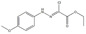 Ethyl 2-chloro-2-(2-(4-methoxyphenyl) hydrazono)acetate