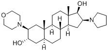 (2β,3α,5α,16β,17β)-2-(4-morpholinyl)-16-(1-pyrrolidinyl)androstane-3,17-diol