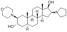 (2β,3α,5α,16β,17β)-2-(4-morpholinyl)-16-(1-pyrrolidinyl)androstane-3,17-diol