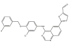 5-[4-((3-Chloro-4-((3-fluorobenzyl)oxy)phenyl)amino)quinazolin-6-yl]-2-furaldehyde