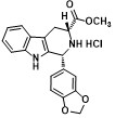 (1R,3R)- methyl -1,2,3,4-tetrahydro-1-(3,4- methylenedioxyphenyl)-9H-pyrido [3,4-B]indole-3-carboxyl