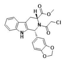 (1R,3R)-1-(1,3-Benzodioxol-5-yl)-2-(chloroacetyl)-2,3,4,9-tetrahydro-1H-pyrido[3,4-b]indole-3-carbox