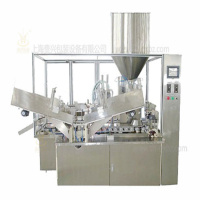 Within the automatic heating tube filling and sealing machine