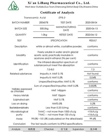 Tranexamic acid