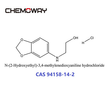 N-(2-Hydroxyethyl)-3,4-methylenedioxyaniline hydrochloride (94158-14-2)