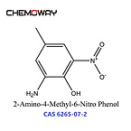 2-Amino-4-Methyl-6-Nitro Phenol (6265-07-2)