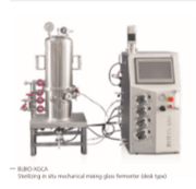 Sterilizing in situ glass fermenter (desk type)