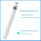 Disposable HGH pen injector of double-chamber in 4ml cartridge