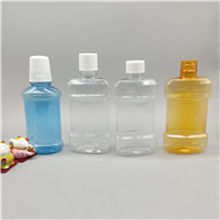 250ml high cover mouthwash bottle transparent mouthwash