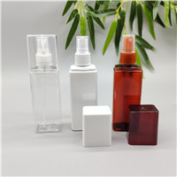 100ml square spray bottle with large cover