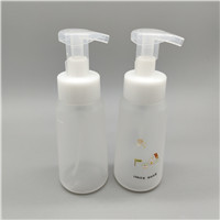 300ml high-quality PE bear foam pump frosted bottle can be customized in color