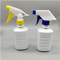 250mL 500ml high-quality PET square gun spray flower fine mist transparent spray bottle mouse nozzle