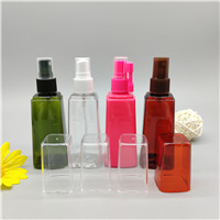 100ml high quality PET tower bottle alcohol spray bottle customizable color