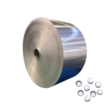 8011 clear lacqured aluminum foil for vial seals, flip off seals  