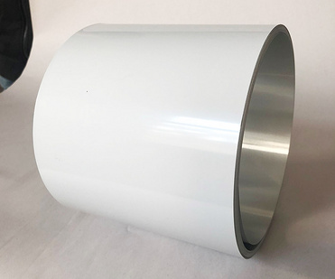 white color lacqured aluminum coil for vial seals, flip off caps