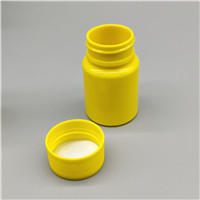 60CC capsule bottle transparent yellow