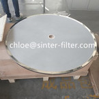 Chromatography column sieve plate