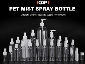 10ml 20ml 30ml 50ml 60ml 100ml 200ml 250ml 500ml Plastic Pet Bottle with Spray Sprayer pictures & ph