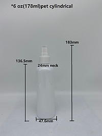 10ml 20ml 30ml 50ml 60ml 100ml 200ml 250ml 500ml Plastic Pet Bottle with Spray Sprayer pictures & ph