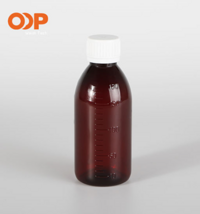 Pet Plastic Syrup Bottle Medicine Liquid Bottles 180ml