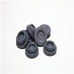 Telfon coated rubber stoppers