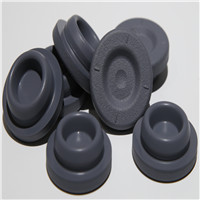 Telfon coated rubber stoppers