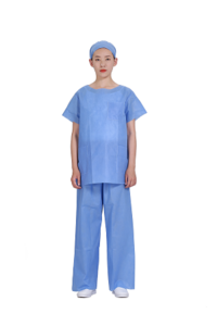 Clean Air Suit(2-pieces short sleeves style (Non-sterile))