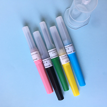 Disposable blood collection needle pen type