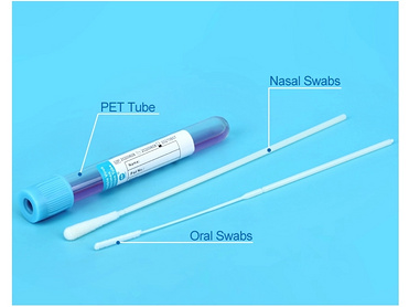 Disposable virus specimen collection tube for pcr tets