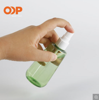 Flip Lid Tiptop Cap Pet Green Plastic Bottle 110ml