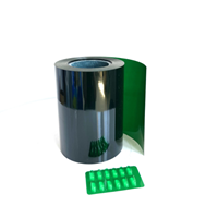 Blister packaging green color PVC rigid film