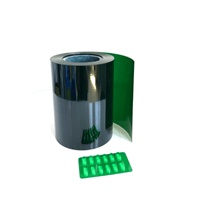 Blister packaging green color PVC rigid film