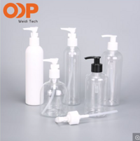 10ml 20ml 30ml 50ml 60ml 100ml 150ml 200ml 250ml 500ml Plastic Shampoo Pet Bottle with Pump Pumper