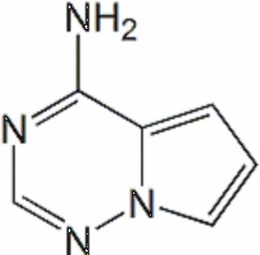 Pyrrolo[2,1-f][1,2,4]triazin-4-amine