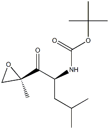 tert-Butyl ((s)-4-methyl-1-((r)-2-methyloxiran-2-yl)-1-oxopentan-2-yl)carbamate