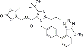 Trityl olmesartan medoxomil