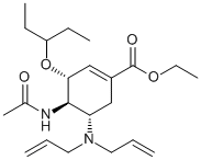 (3R,4R,5S)-ethyl 4-acetamido-5-(diallylamino)-3-(pentan-3-yloxy)cyclohex-1-enecarboxylate