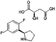 (R)-2-(2,5-difluorophenyl)pyrrolidine (R)-2-hydroxysuccinate