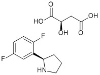 (R)-2-(2,5-difluorophenyl)pyrrolidine (R)-2-hydroxysuccinate