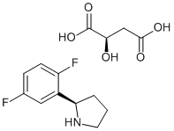 (R)-2-(2,5-difluorophenyl)pyrrolidine (R)-2-hydroxysuccinate